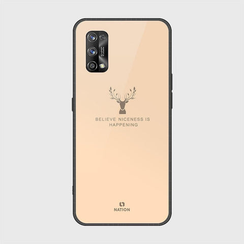 Realme 7 Pro Cover - Nice Series - HQ Ultra Shine Premium Infinity Glass Soft Silicon Borders Case