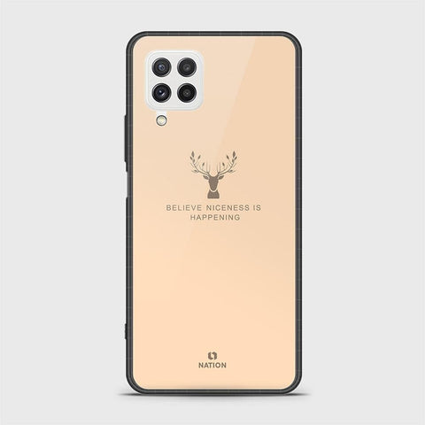 Samsung Galaxy M22 Cover - Nice Series - HQ Ultra Shine Premium Infinity Glass Soft Silicon Borders Case