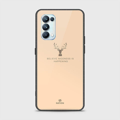 Oppo Reno 5 Pro 5G Cover - Nice Series - HQ Ultra Shine Premium Infinity Glass Soft Silicon Borders Case