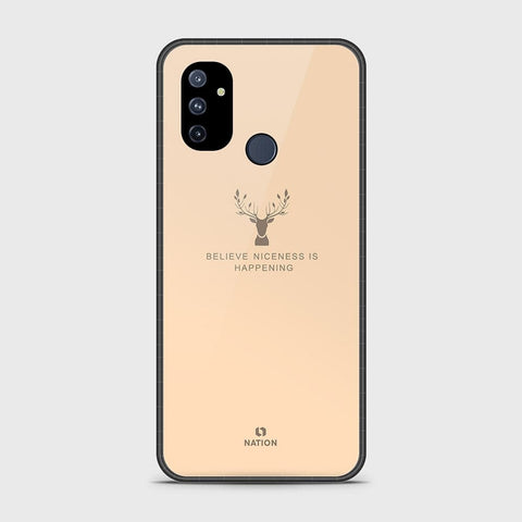 OnePlus Nord N100 Cover- Nice Series - HQ Ultra Shine Premium Infinity Glass Soft Silicon Borders Case