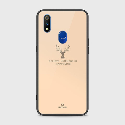 Realme 3 Pro Cover - Nice Series - HQ Ultra Shine Premium Infinity Glass Soft Silicon Borders Case