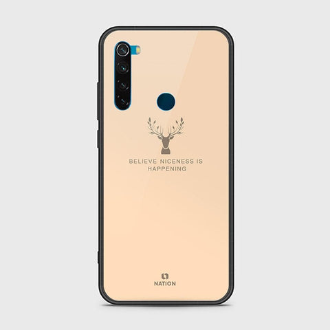 Xiaomi Redmi Note 8 Cover - Nice Series - HQ Ultra Shine Premium Infinity Glass Soft Silicon Borders Case