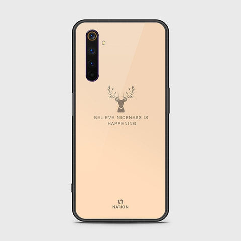 Realme 6 Pro Cover - Nice Series - HQ Ultra Shine Premium Infinity Glass Soft Silicon Borders Case