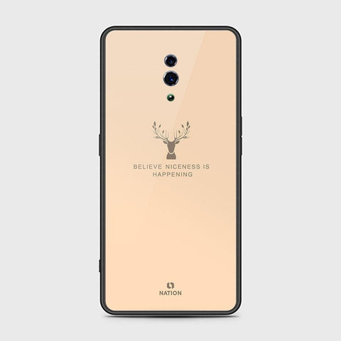 Oppo Reno Cover - Nice Series - HQ Ultra Shine Premium Infinity Glass Soft Silicon Borders Case
