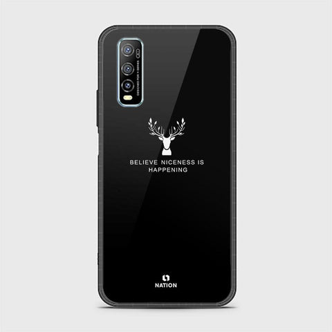 Vivo Y70s Cover - Nice Series - HQ Ultra Shine Premium Infinity Glass Soft Silicon Borders Case