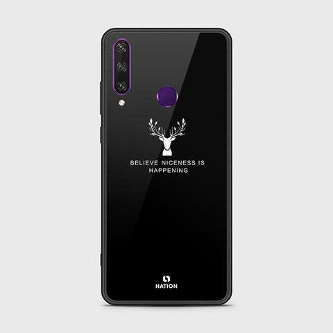 Huawei Y6p Cover - Nice Series - HQ Ultra Shine Premium Infinity Glass Soft Silicon Borders Case