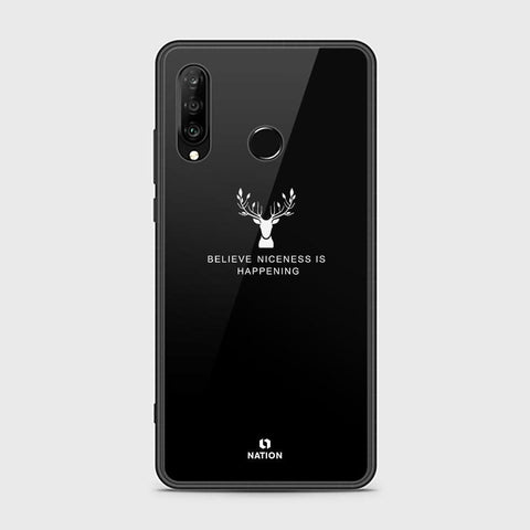 Huawei P30 lite Cover - Nice Series - HQ Ultra Shine Premium Infinity Glass Soft Silicon Borders Case