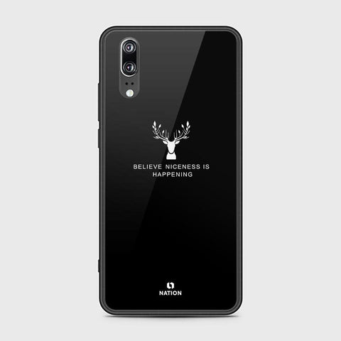Huawei P20 Cover - Nice Series - HQ Ultra Shine Premium Infinity Glass Soft Silicon Borders Case