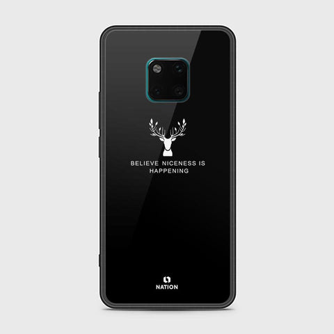 Huawei Mate 20 Pro Cover - Nice Series - HQ Ultra Shine Premium Infinity Glass Soft Silicon Borders Case