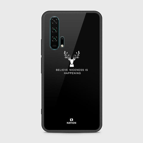 Honor 20 Pro Cover - Nice Series - HQ Ultra Shine Premium Infinity Glass Soft Silicon Borders Case