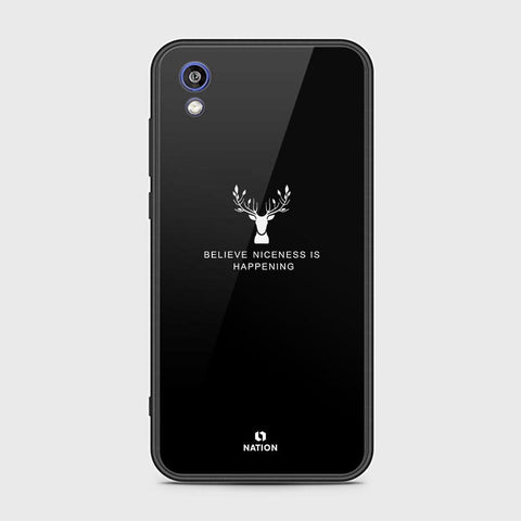 Huawei Y5 2019 Cover - Nice Series - HQ Ultra Shine Premium Infinity Glass Soft Silicon Borders Case