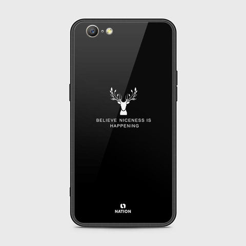 Oppo A57 Cover - Nice Series - HQ Ultra Shine Premium Infinity Glass Soft Silicon Borders Case