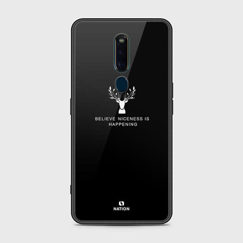 Oppo F11 Pro Cover - Nice Series - HQ Ultra Shine Premium Infinity Glass Soft Silicon Borders Case