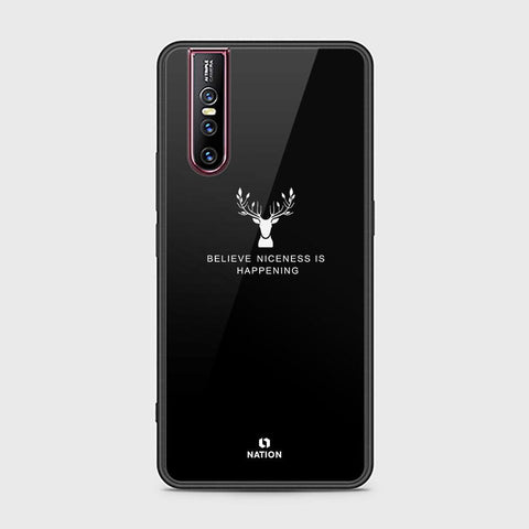 Vivo V15 Pro Cover - Nice Series - HQ Ultra Shine Premium Infinity Glass Soft Silicon Borders Case