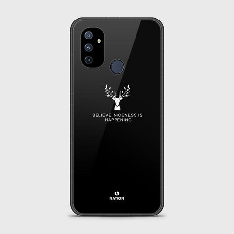 OnePlus Nord N100 Cover- Nice Series - HQ Ultra Shine Premium Infinity Glass Soft Silicon Borders Case