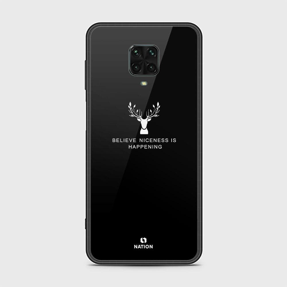 Xiaomi Redmi Note 9 Pro Cover - Nice Series - D154 - HQ Ultra Shine Premium Infinity Glass Soft Silicon Borders Case ( Fast Delivery )