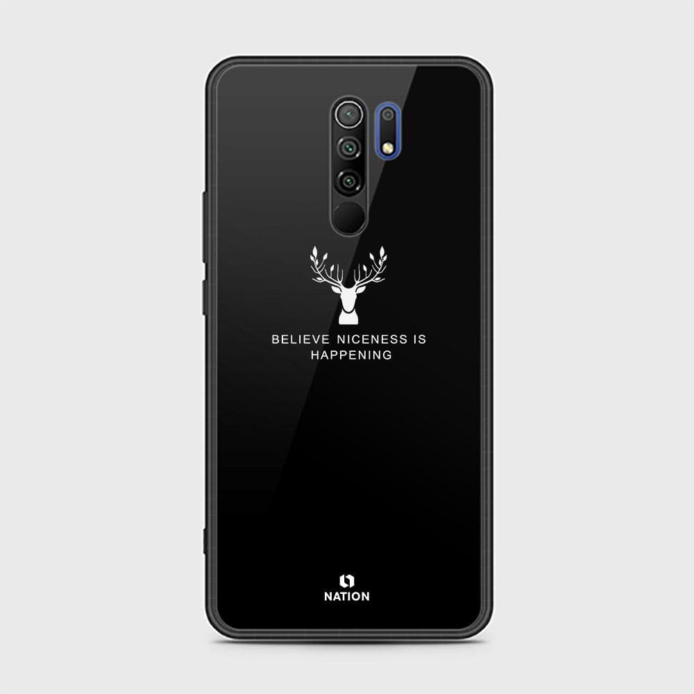 Xiaomi Redmi 9 Prime Cover - Nice Series - D123 - HQ Ultra Shine Premium Infinity Glass Soft Silicon Borders Case ( Fast Delivery )