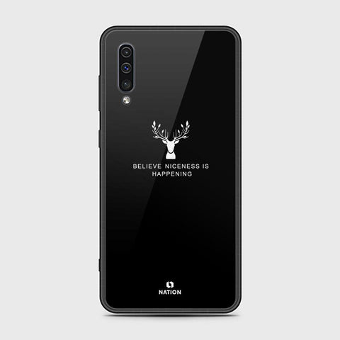 Samsung Galaxy A30s Cover - Nice Series - HQ Ultra Shine Premium Infinity Glass Soft Silicon Borders Case