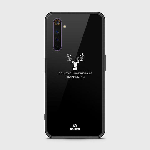 Realme 6 Pro Cover - Nice Series - HQ Ultra Shine Premium Infinity Glass Soft Silicon Borders Case