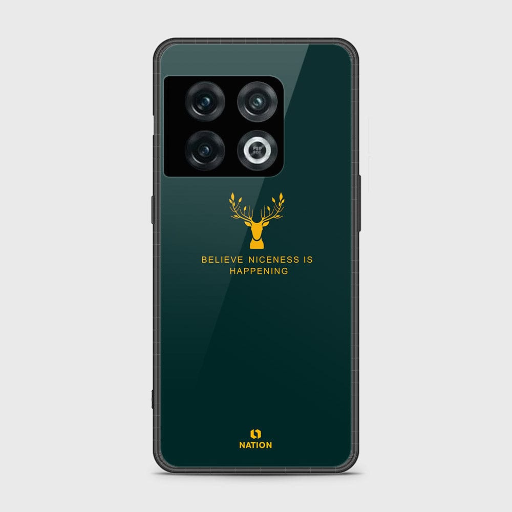 OnePlus 10 Pro Cover- Nice Series - D192 - HQ Ultra Shine Premium Infinity Glass Soft Silicon Borders Case ( Fast Delivery )