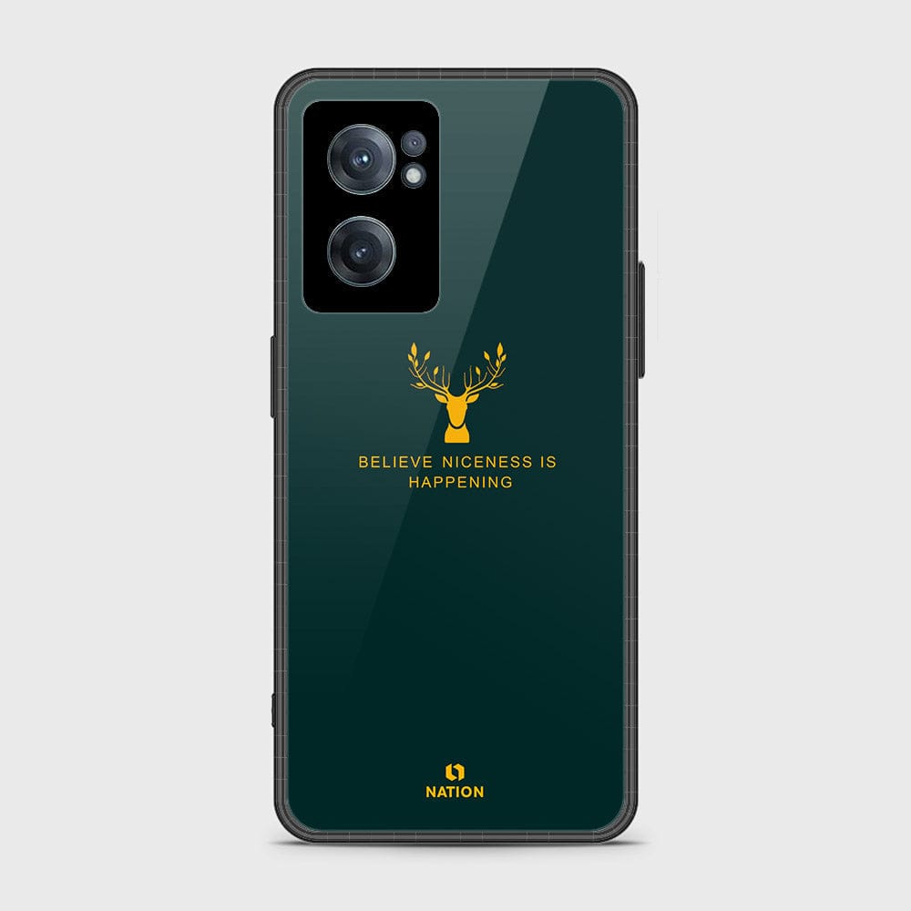 OnePlus Nord CE 2 5G Cover- Nice Series - HQ Ultra Shine Premium Infinity Glass Soft Silicon Borders Case (Fast Delivery)