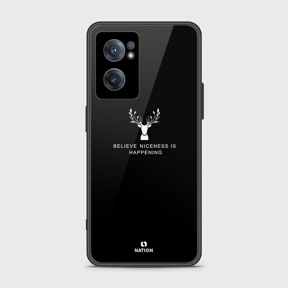 OnePlus Nord CE 2 5G Cover- Nice Series - D3 - HQ Ultra Shine Premium Infinity Glass Soft Silicon Borders Case ( Fast Delivery )