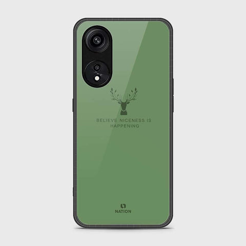 Oppo Reno 8T 5G  Cover- Nice Series - HQ Ultra Shine Premium Infinity Glass Soft Silicon Borders Case