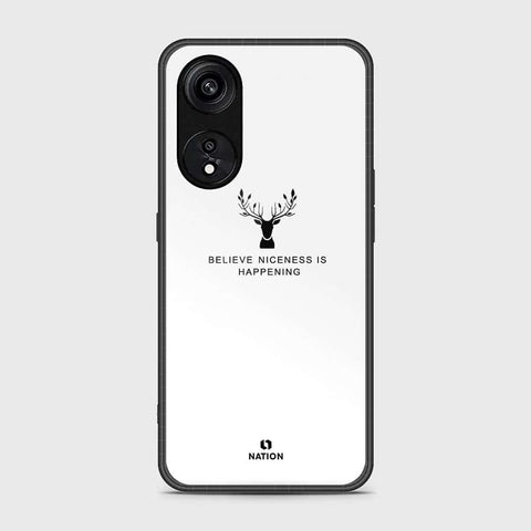 Oppo Reno 8T 5G  Cover- Nice Series - HQ Ultra Shine Premium Infinity Glass Soft Silicon Borders Case