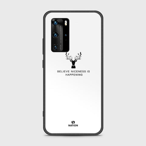 Huawei P40 Pro Cover- Nice Series - HQ Ultra Shine Premium Infinity Glass Soft Silicon Borders Case