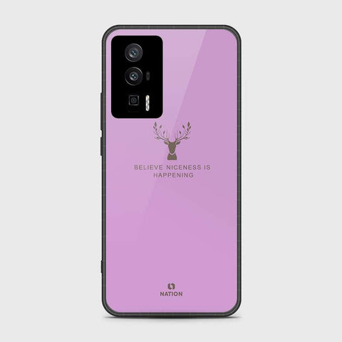 Xiaomi Redmi K60 Cover- Nice Series - HQ Ultra Shine Premium Infinity Glass Soft Silicon Borders Case