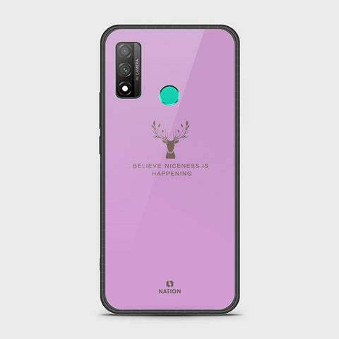 Huawei P smart 2020 Cover - Nice Series - HQ Ultra Shine Premium Infinity Glass Soft Silicon Borders Case