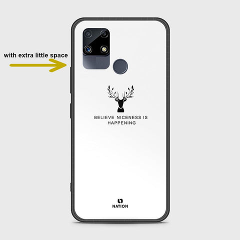 Realme C25s Cover- Nice Series - HQ Ultra Shine Premium Infinity Glass Soft Silicon Borders Case