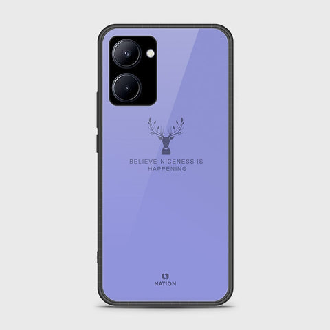 Realme C33 Cover- Nice Series - HQ Ultra Shine Premium Infinity Glass Soft Silicon Borders Case