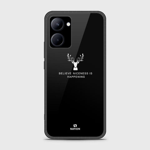 Realme C33 Cover- Nice Series - HQ Ultra Shine Premium Infinity Glass Soft Silicon Borders Case