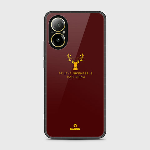 Realme C67 4G Cover- Nice Series - HQ Ultra Shine Premium Infinity Glass Soft Silicon Borders Case