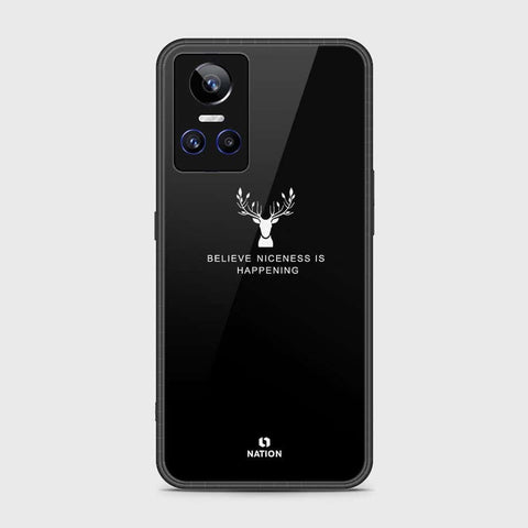 Realme GT Neo 3 Cover- Nice Series - HQ Ultra Shine Premium Infinity Glass Soft Silicon Borders Case