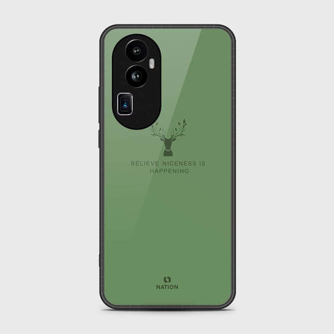 Oppo Reno 10 Pro Plus Cover- Nice Series - HQ Ultra Shine Premium Infinity Glass Soft Silicon Borders Case