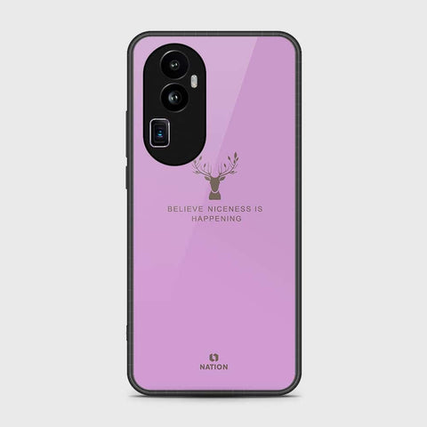 Oppo Reno 10 Pro Plus Cover- Nice Series - HQ Ultra Shine Premium Infinity Glass Soft Silicon Borders Case