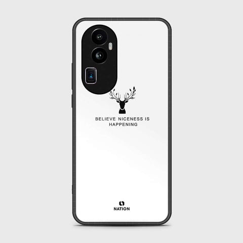 Oppo Reno 10 Pro Plus Cover- Nice Series - HQ Ultra Shine Premium Infinity Glass Soft Silicon Borders Case