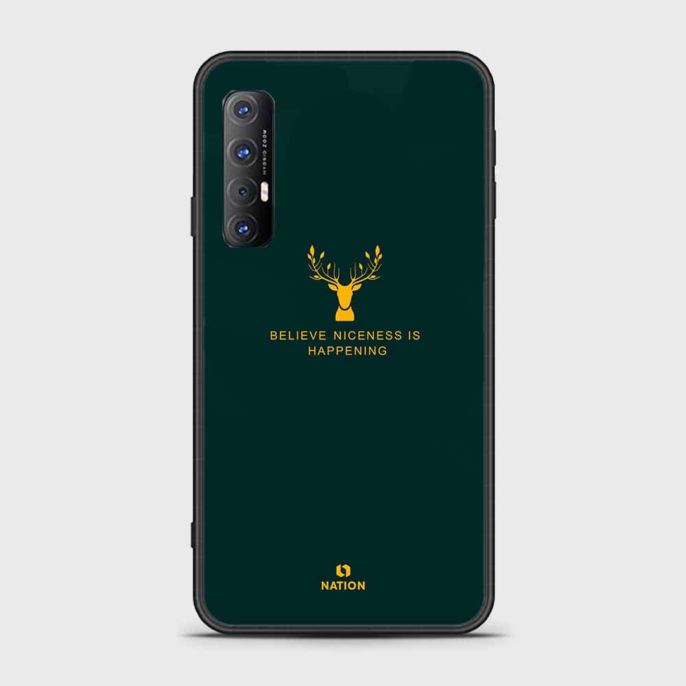 Oppo Reno 3 Pro 5G Cover - Nice Series - HQ Ultra Shine Premium Infinity Glass Soft Silicon Borders Case