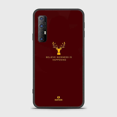 Oppo Reno 3 Pro 5G Cover - Nice Series - HQ Ultra Shine Premium Infinity Glass Soft Silicon Borders Case