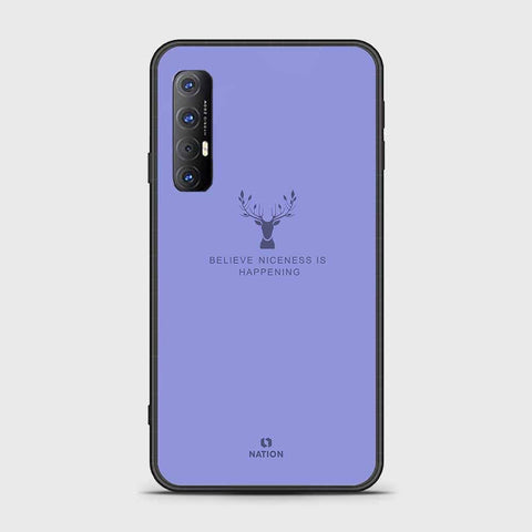 Oppo Reno 3 Pro 5G Cover - Nice Series - HQ Ultra Shine Premium Infinity Glass Soft Silicon Borders Case