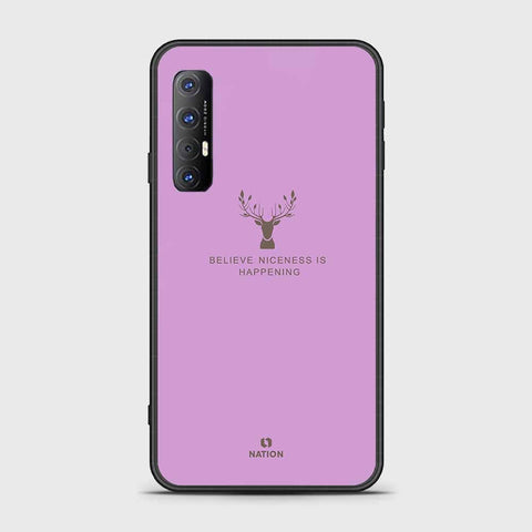 Oppo Reno 3 Pro 5G Cover - Nice Series - HQ Ultra Shine Premium Infinity Glass Soft Silicon Borders Case