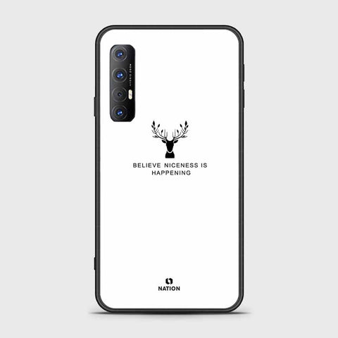 Oppo Reno 3 Pro 5G Cover - Nice Series - HQ Ultra Shine Premium Infinity Glass Soft Silicon Borders Case