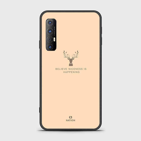 Oppo Reno 3 Pro 5G Cover - Nice Series - HQ Ultra Shine Premium Infinity Glass Soft Silicon Borders Case