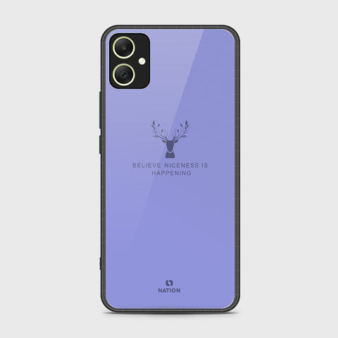 Samsung Galaxy A05 Cover- Nice Series - HQ Ultra Shine Premium Infinity Glass Soft Silicon Borders Case