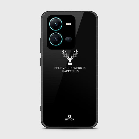 Vivo V25 5G Cover- Nice Series - HQ Ultra Shine Premium Infinity Glass Soft Silicon Borders Case