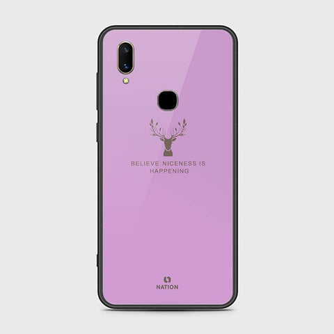 Vivo Z3 Cover- Nice Series - HQ Ultra Shine Premium Infinity Glass Soft Silicon Borders Case