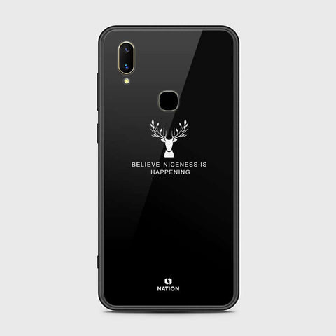 Vivo Z3 Cover- Nice Series - HQ Ultra Shine Premium Infinity Glass Soft Silicon Borders Case