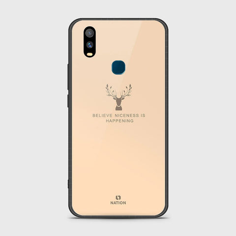 Vivo Y11 2019 Cover- Nice Series - HQ Ultra Shine Premium Infinity Glass Soft Silicon Borders Case